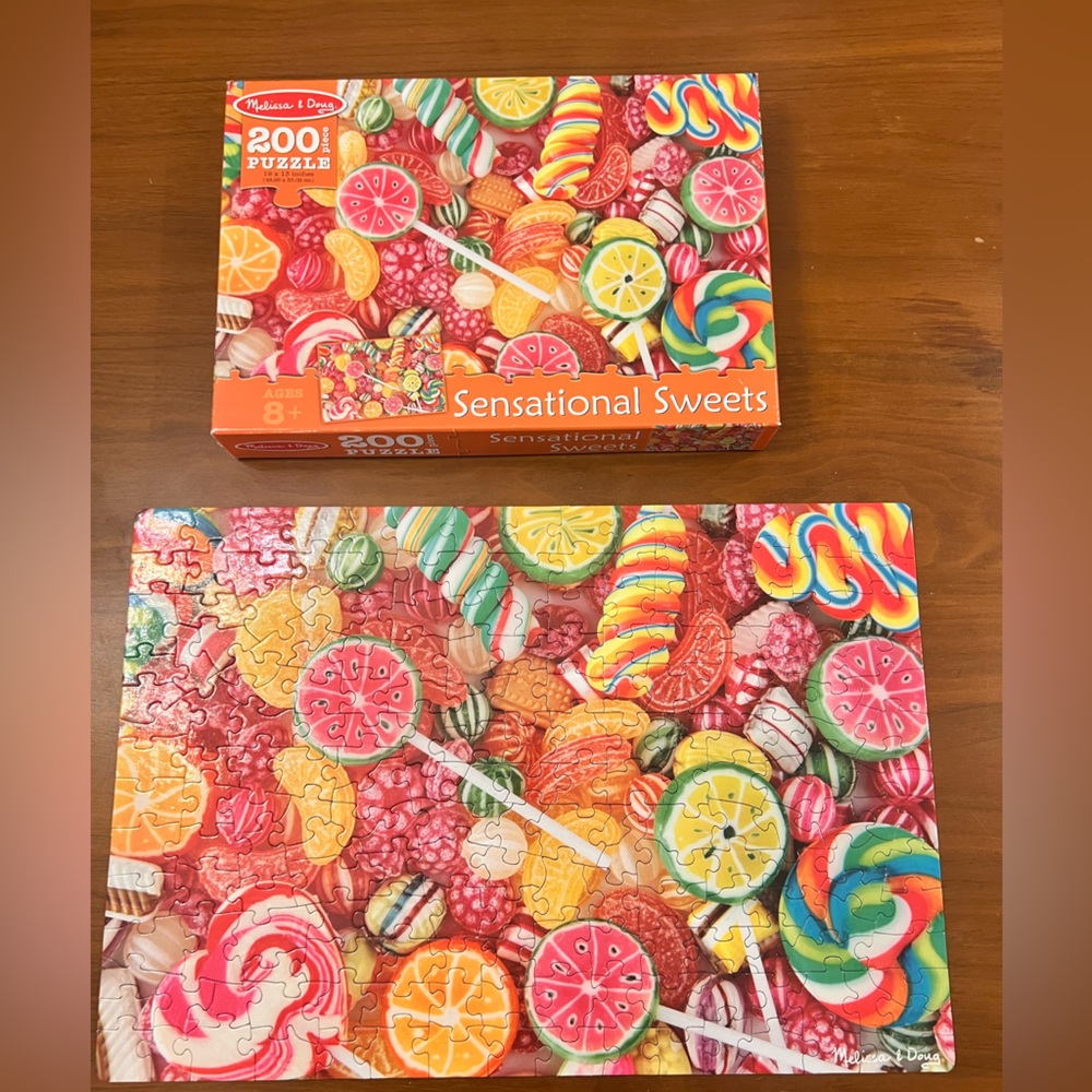 Melissa & Doug Sensational Sweets Puzzle - Vibrant Colors